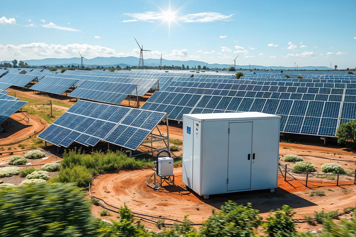 Completed solar project